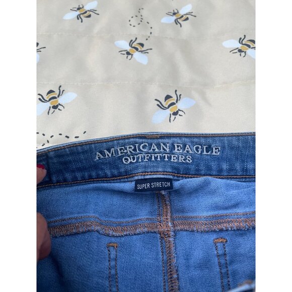 American Eagle Outfitters Super Stretch Jeggings Denim Jeans  Sz 2 - Picture 4 of 4